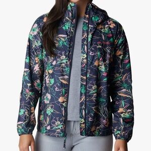 Columbia Jacket Jacket flower pattern